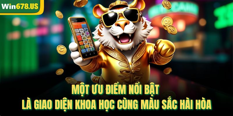 Một ưu điểm nổi bật là giao diện khoa học cùng màu sắc hài hòa